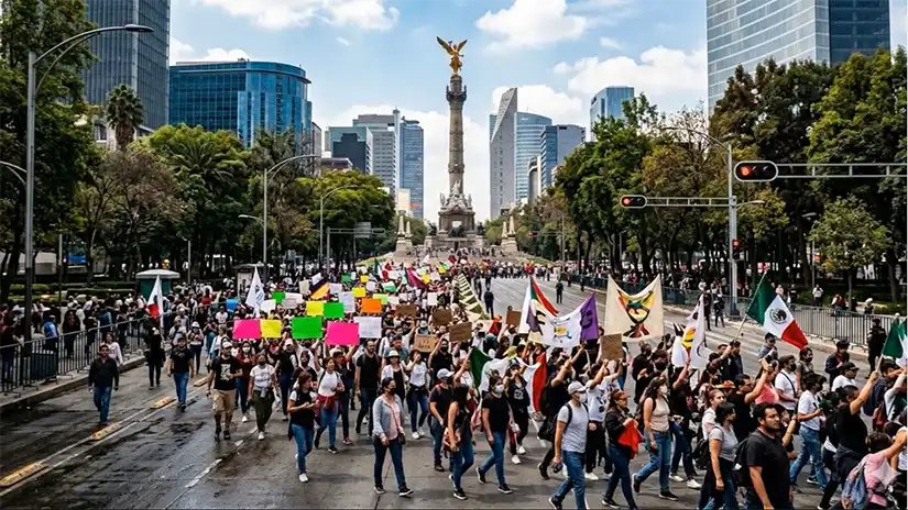 marchas cdmx -