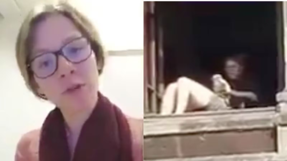 renuncia mujer que se asoleaba