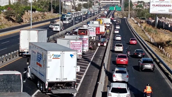 BLOQUEO DE TRANSPORTISTAS EN CDMX