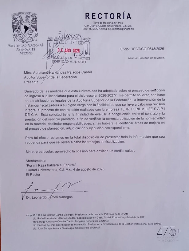 unam oficio